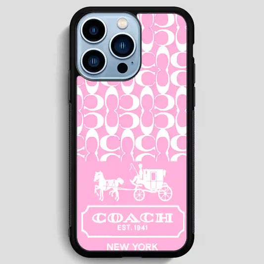 Coach Pattern New York iPhone 13 Pro Max Case