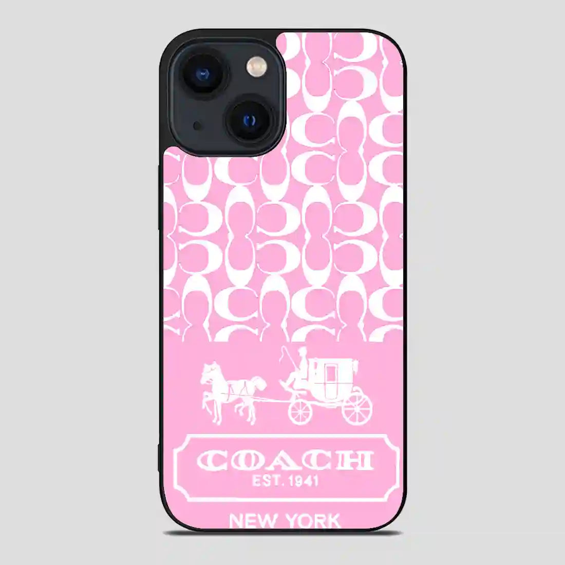 Coach Pattern New York iPhone 14 Case