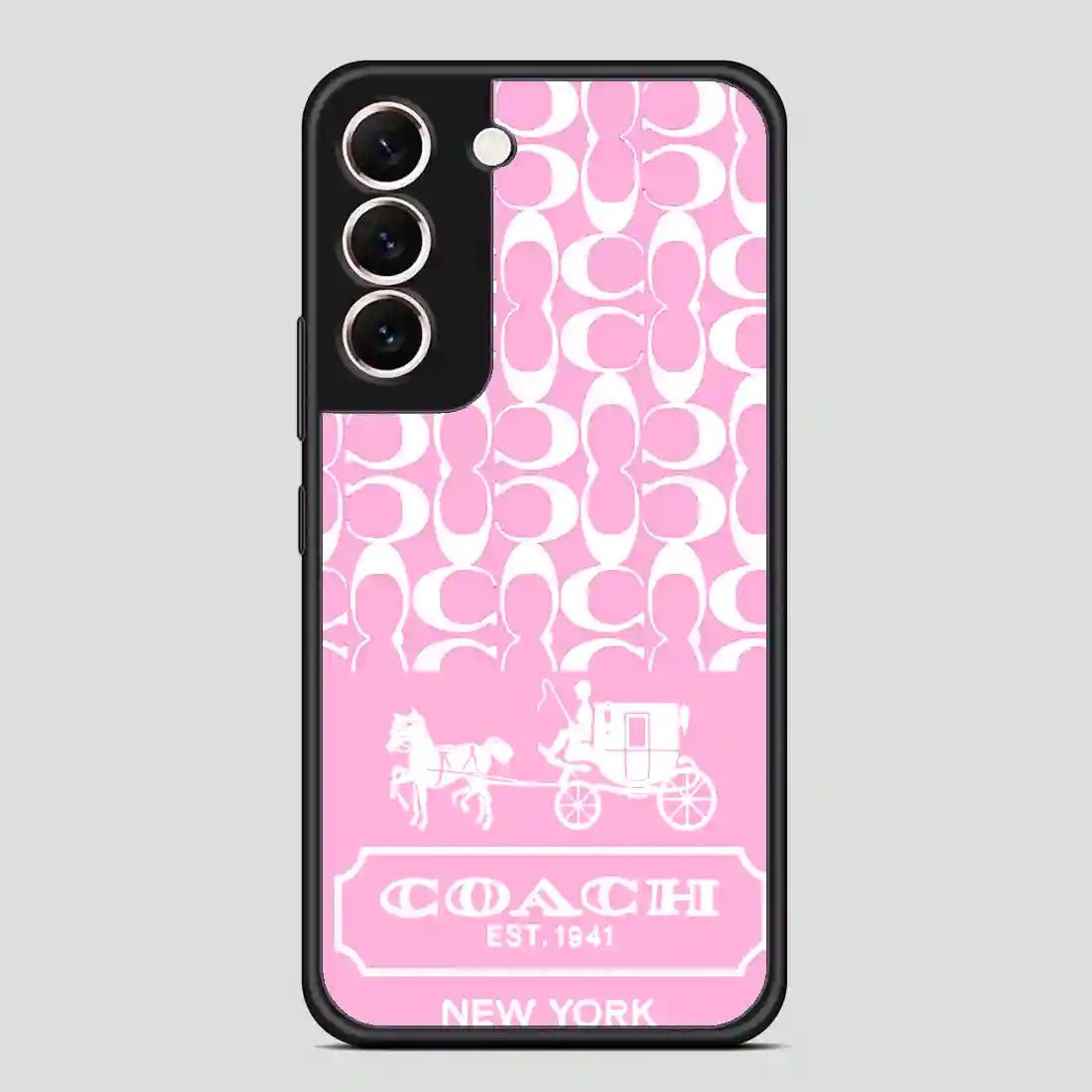 Coach Pattern New York Samsung Galaxy S22 Case