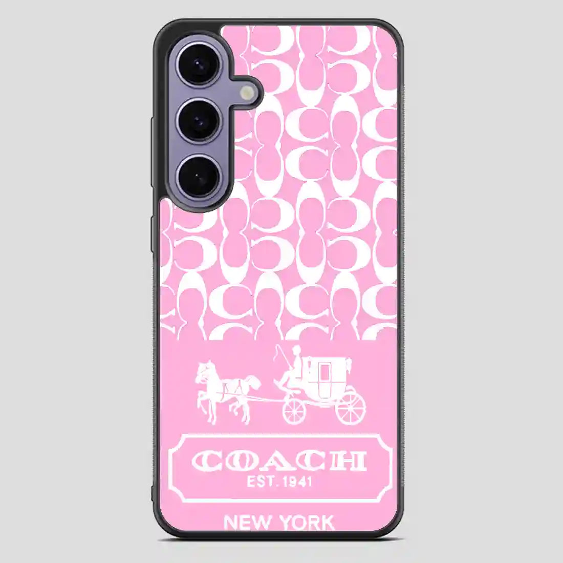 Coach Pattern New York Samsung Galaxy S23 FE Case