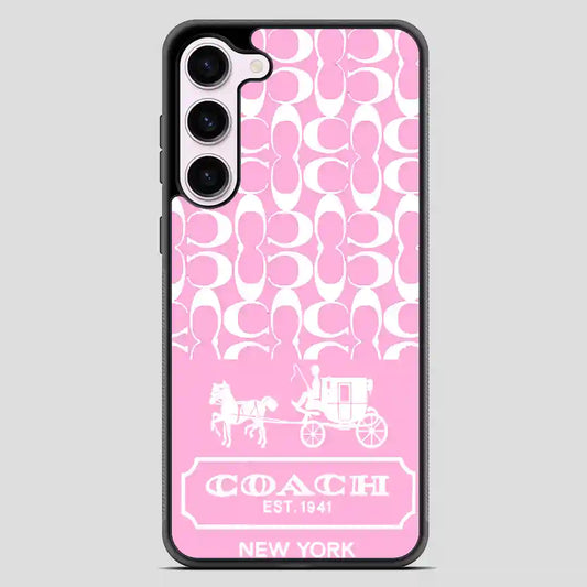 Coach Pattern New York Samsung Galaxy S23 Case