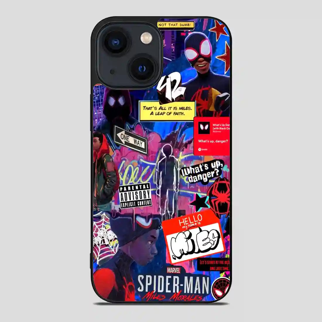 Cool Miles Morales Spider Man iPhone 14 Case