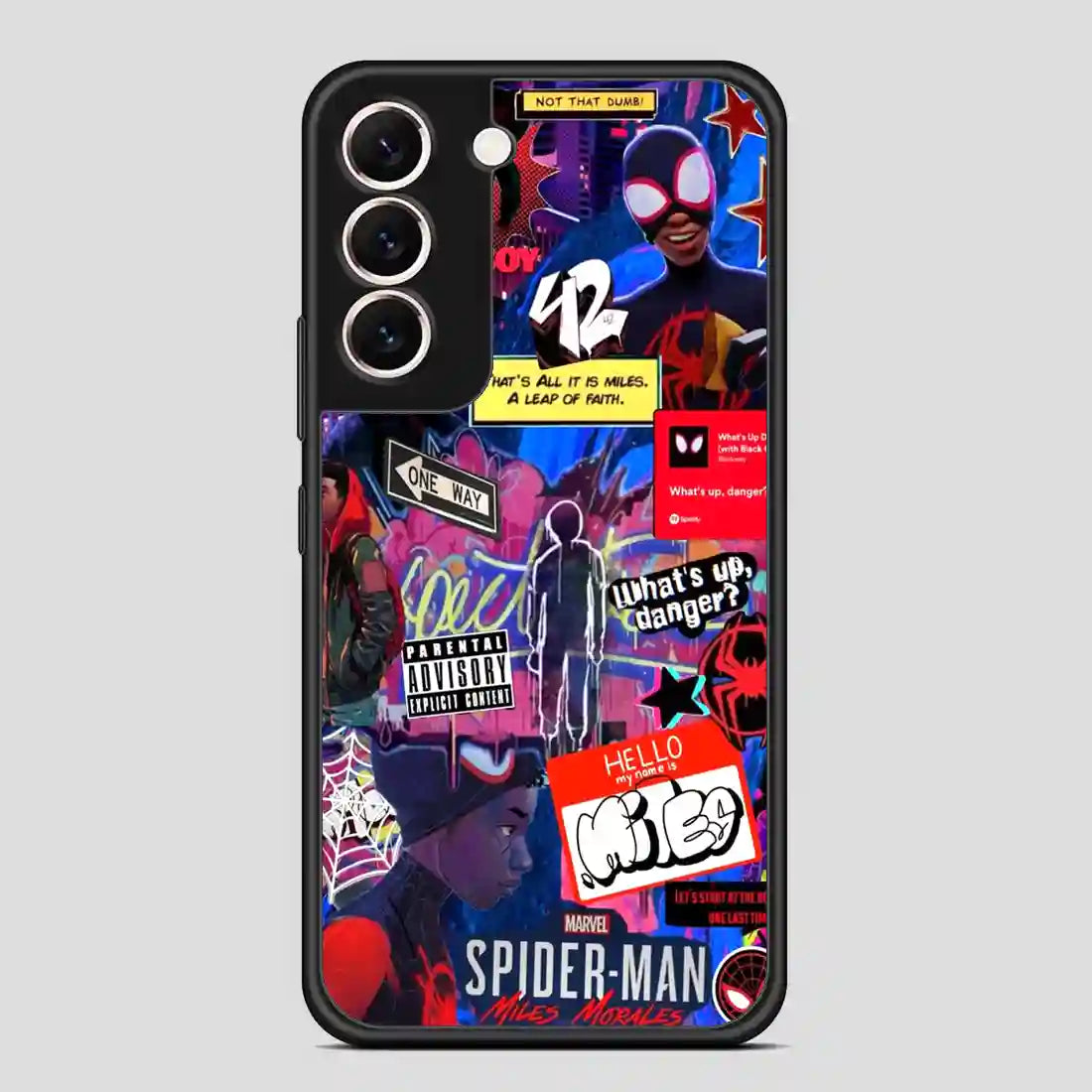 Cool Miles Morales Spider Man Samsung Galaxy S22 Case