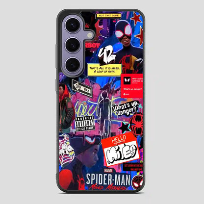 Cool Miles Morales Spider Man Samsung Galaxy S24 Case