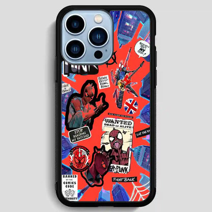 Cool Miles Morales Spider Punk iPhone 13 Pro Max Case