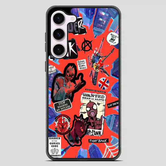 Cool Miles Morales Spider Punk Samsung Galaxy S23 Case