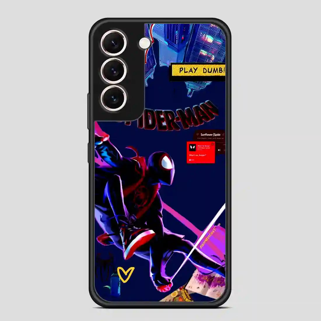 Cool Miles Morales Spiderman Samsung Galaxy S22 Case