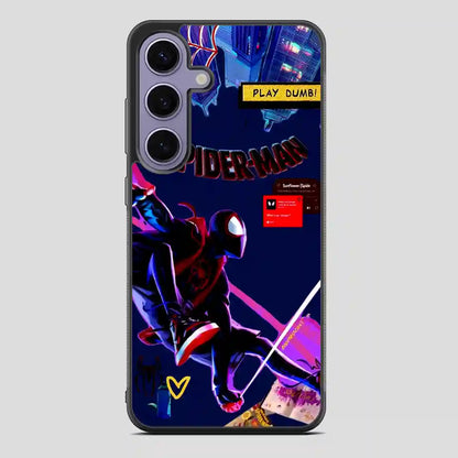 Cool Miles Morales Spiderman Samsung Galaxy S24 Case