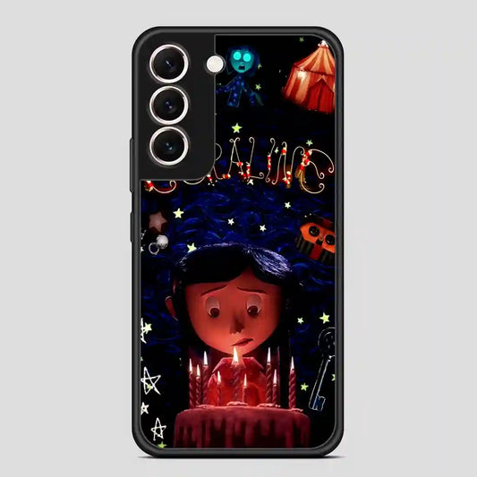 Coraline Happy Britday Samsung Galaxy S22 Case