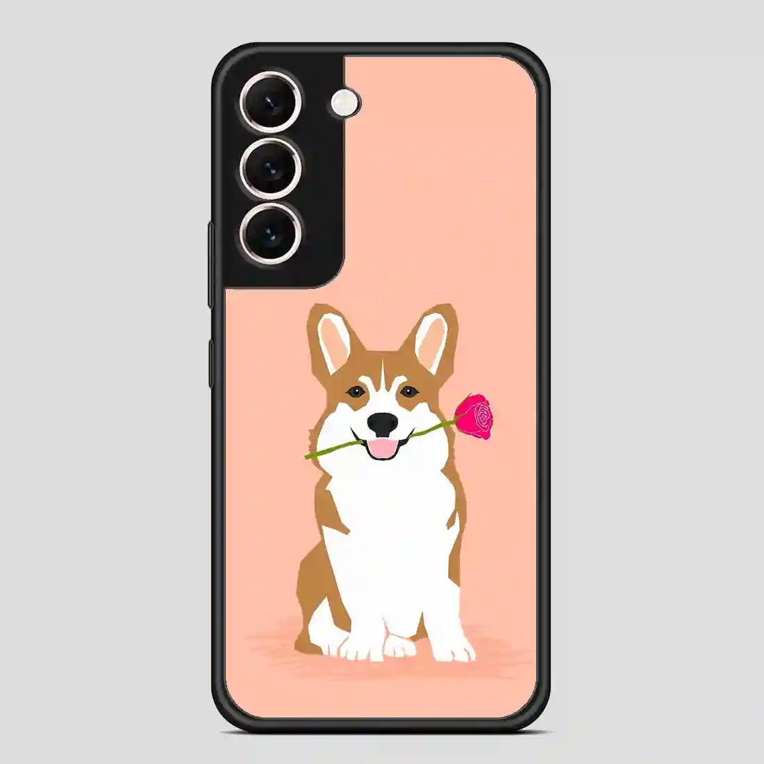 Corgis Flower Samsung Galaxy S22 Case