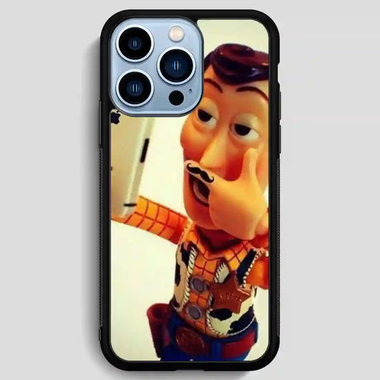 Custom Disneyland Toy Story Woody Selfie iPhone 13 Pro Max Case