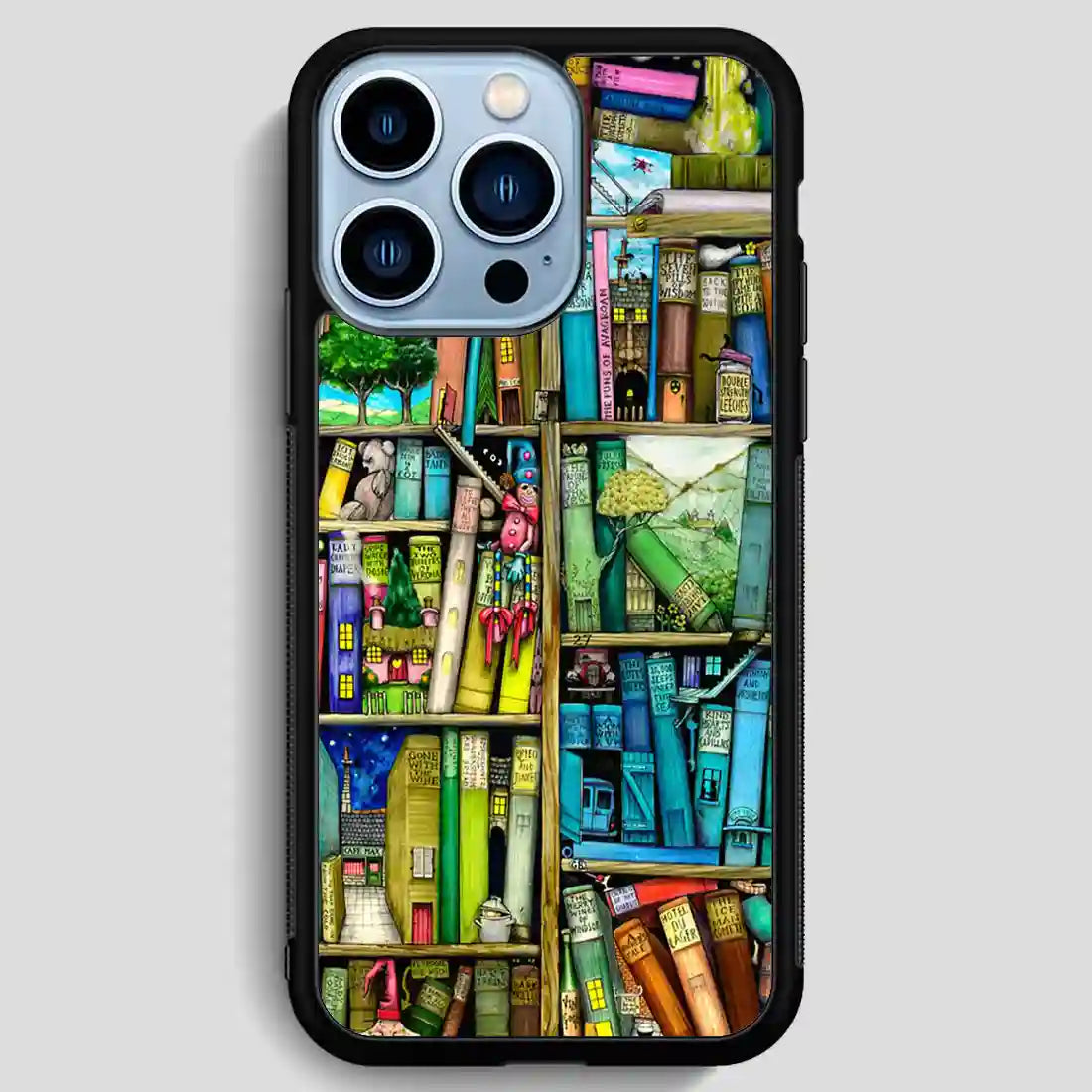 Cute Bookshelf Quote iPhone 13 Pro Max Case