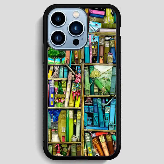 Cute Bookshelf Quote iPhone 13 Pro Max Case