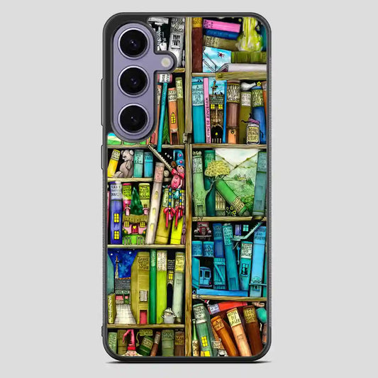 Cute Bookshelf Quote Samsung Galaxy S23 FE Case