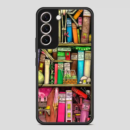 Cute Bookshelf Samsung Galaxy S22 Case