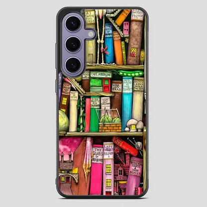 Cute Bookshelf Samsung Galaxy S23 FE Case