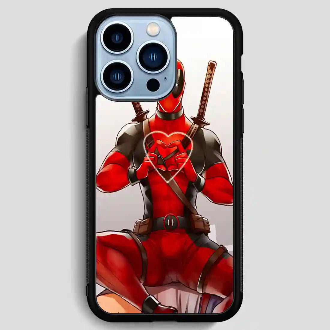 Deadpool Love Heart iPhone 13 Pro Max Case