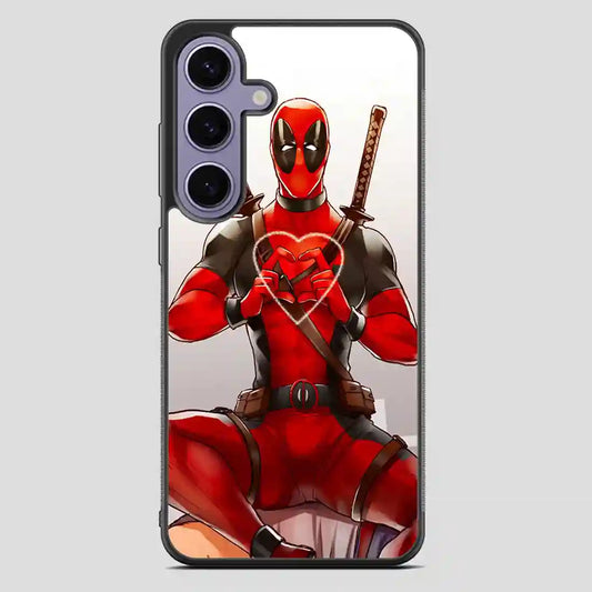 Deadpool Love Heart Samsung Galaxy S23 FE Case