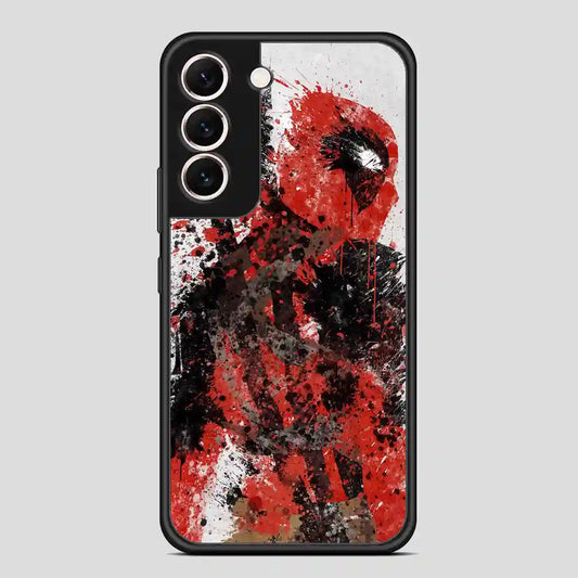 Deadpool Painting Watercolor Samsung Galaxy S22 Case