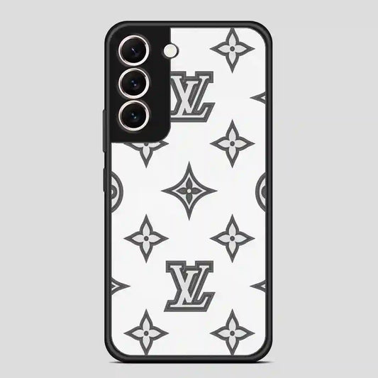 Design Lv White Samsung Galaxy S22 Case