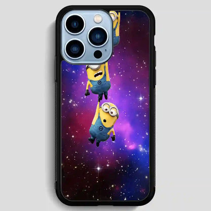 Despicable Me Minions Fall In The Galaxy iPhone 13 Pro Max Case