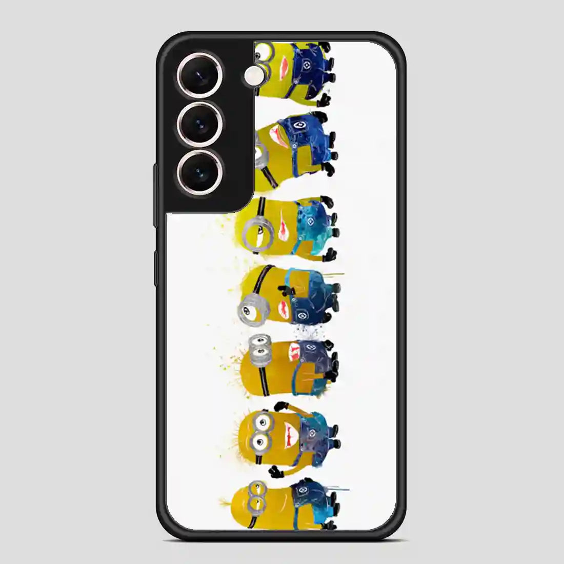 Despicable Me Minions Line Up Watercolor Samsung Galaxy S22 Case