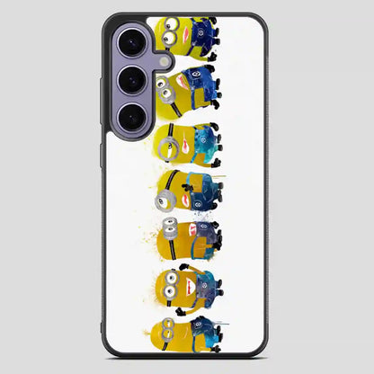 Despicable Me Minions Line Up Watercolor Samsung Galaxy S23 FE Case