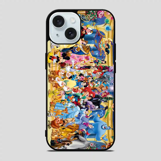 Disney All Character iPhone 15 Case