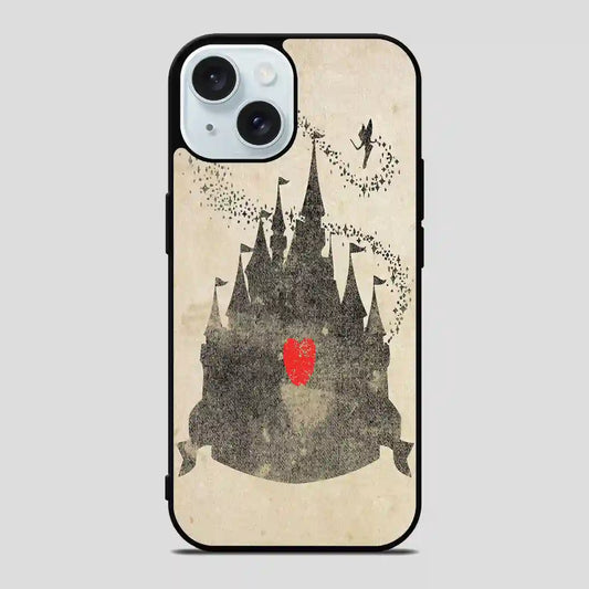 Disney Castle Peterpan iPhone 15 Case