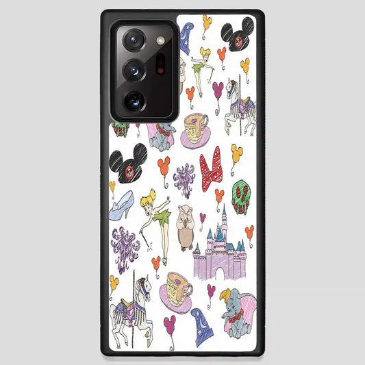 Disney Collage Samsung Galaxy Note 20 Ultra Case