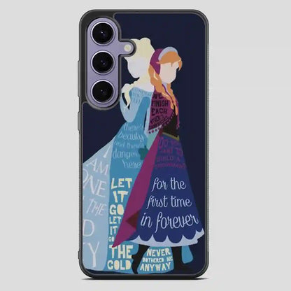 Disney Frozen Anna And Elsa Collage Samsung Galaxy S23 FE Case