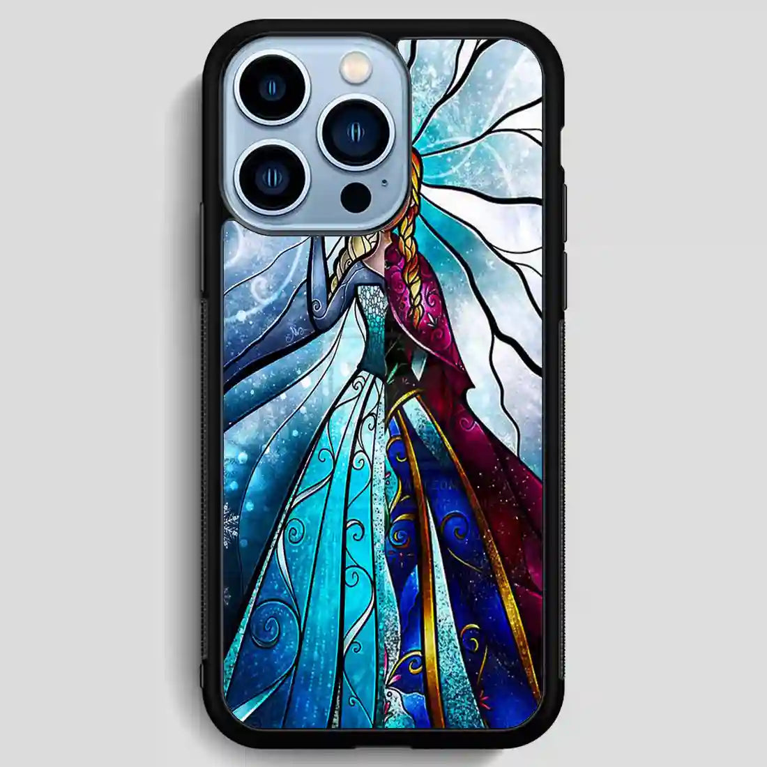 Disney Frozen Anna And Elsa Face iPhone 13 Pro Max Case