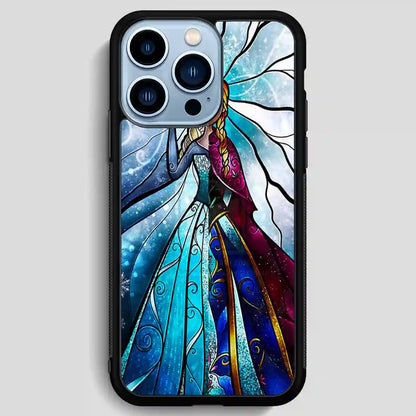 Disney Frozen Anna And Elsa Face iPhone 13 Pro Max Case