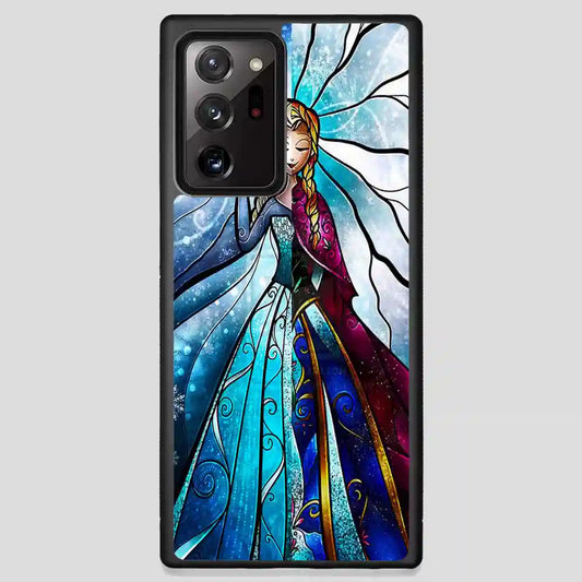 Disney Frozen Anna And Elsa Face Samsung Galaxy Note 20 Ultra Case