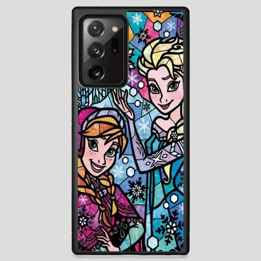 Disney Frozen Stain Glass Samsung Galaxy Note 20 Ultra Case