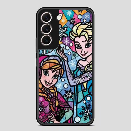 Disney Frozen Stain Glass Samsung Galaxy S22 Case