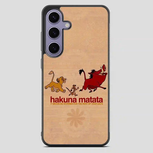 Disney Hakuna Matata Liong King Pumba Samsung Galaxy S23 FE Case