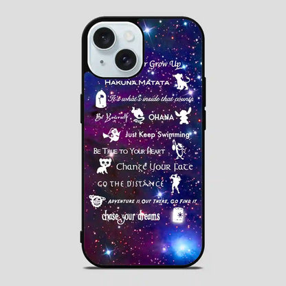 Disney Lessons Learned iPhone 15 Case