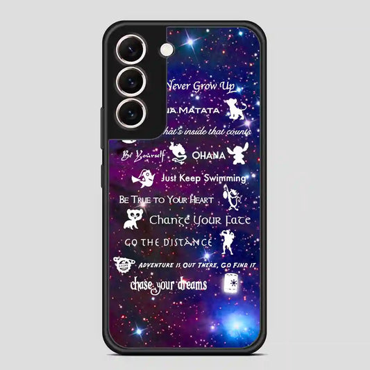 Disney Lessons Learned Samsung Galaxy S22 Case