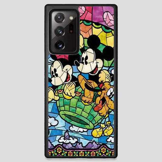 Disney Mickey Mouse Stain Glass Samsung Galaxy Note 20 Ultra Case