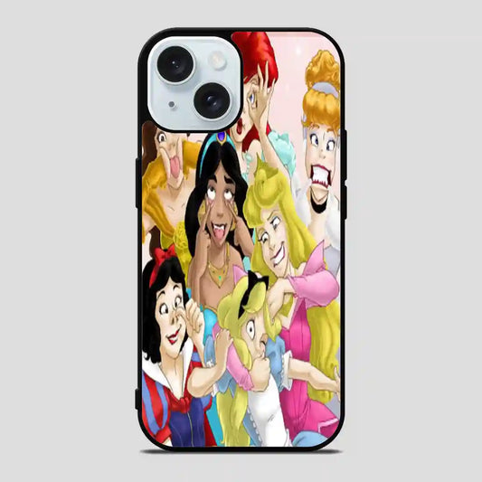 Disney Princess Funny iPhone 15 Case