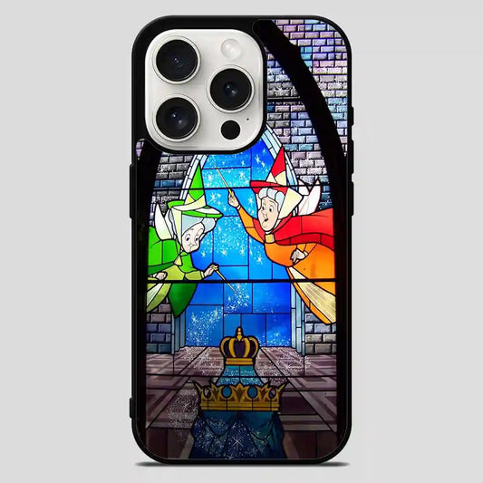 Disney Sleeping Beauty Stained Glass iPhone 15 Pro Max Case