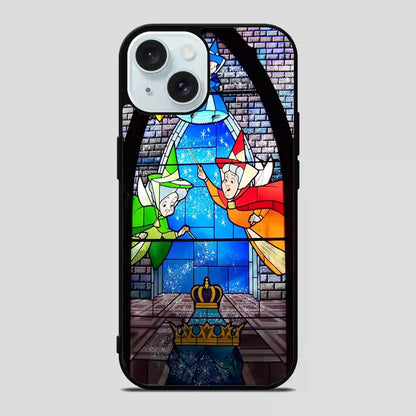 Disney Sleeping Beauty Stained Glass iPhone 15 Case