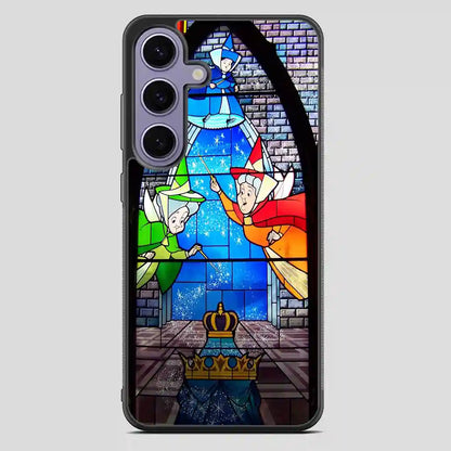 Disney Sleeping Beauty Stained Glass Samsung Galaxy S23 FE Case