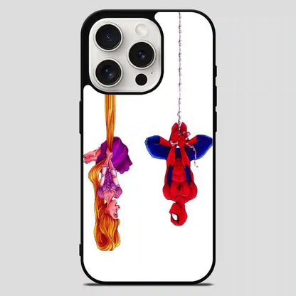 Disney Tangled And Spiderman iPhone 15 Pro Max Case