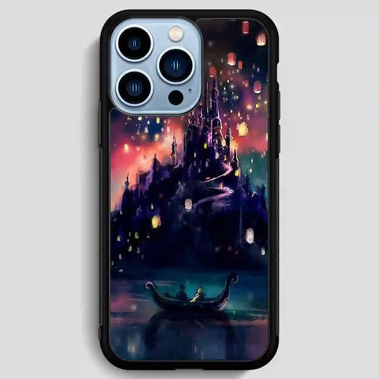 Disney Tangled Castle Lights Art iPhone 13 Pro Max Case