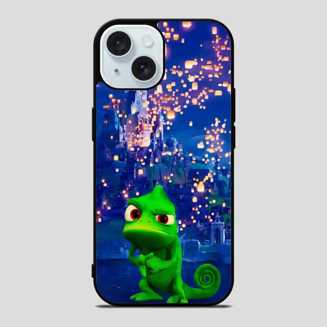 Disney Tangled Pascal Lantern Castle iPhone 15 Case