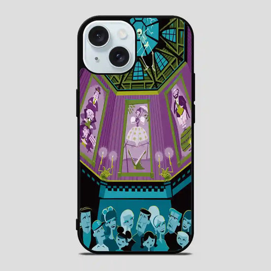 Disney The Haunted Mansion Stretching Paint iPhone 15 Case