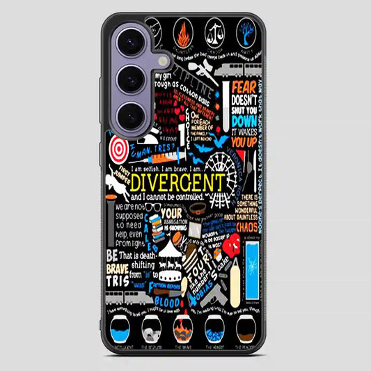 Divergent Quote Collage Art Samsung Galaxy S23 FE Case