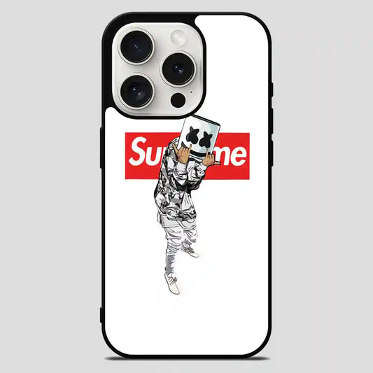 Dj Marshmello Supreme Retro iPhone 15 Pro Max Case